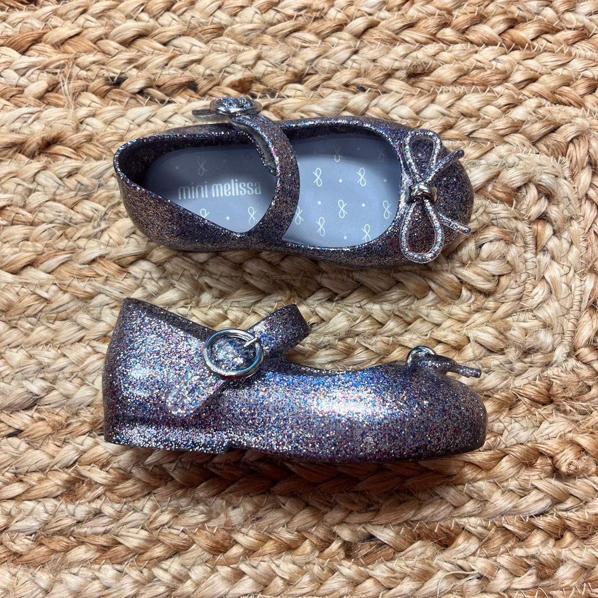 Purple Sparkle Jelly Shoes