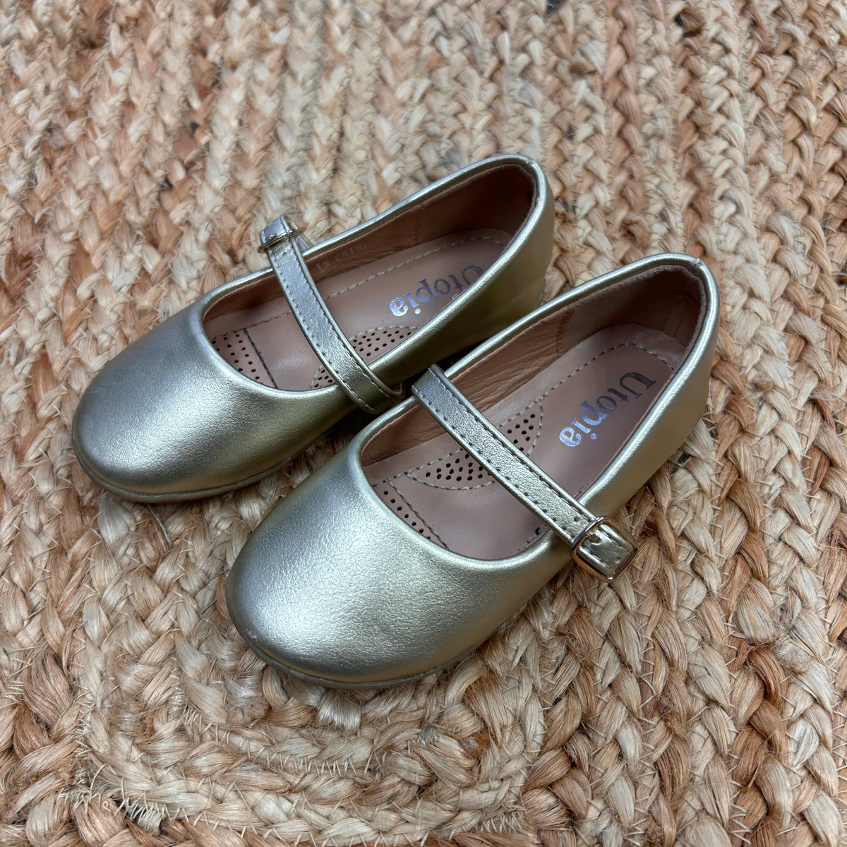 Gold Ballerina Flats