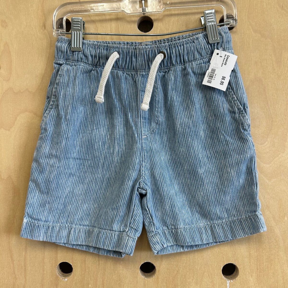 Blue Striped Shorts