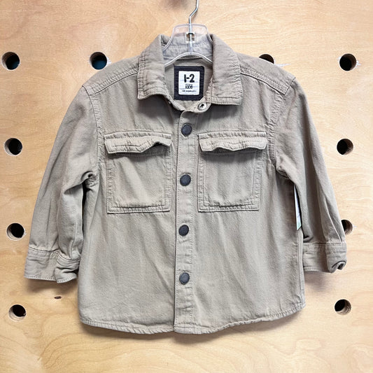 Green Snap Pocket Flannel