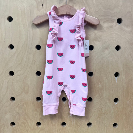 Pink Watermelon Organic Romper