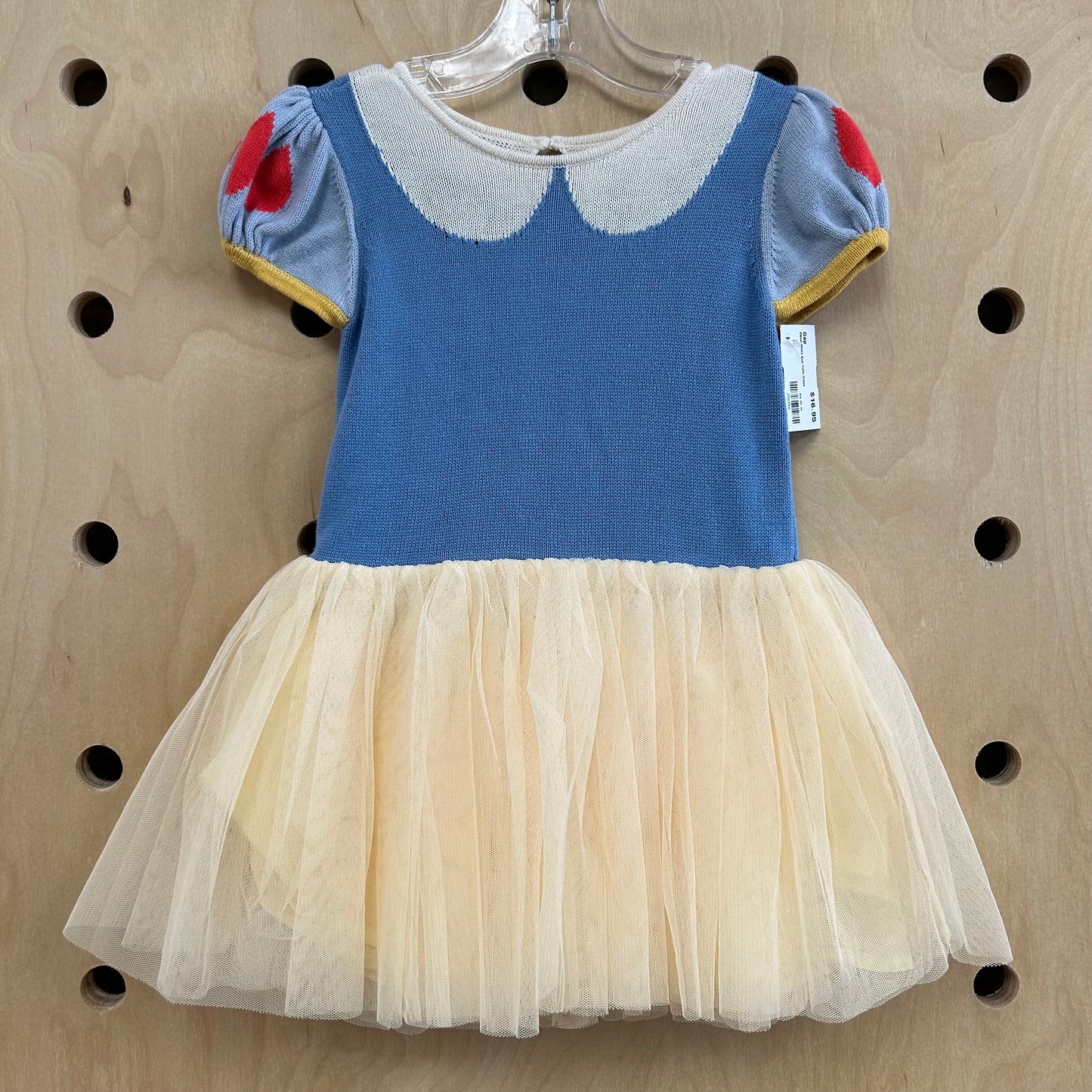 Snow White Knit Tulle Dress