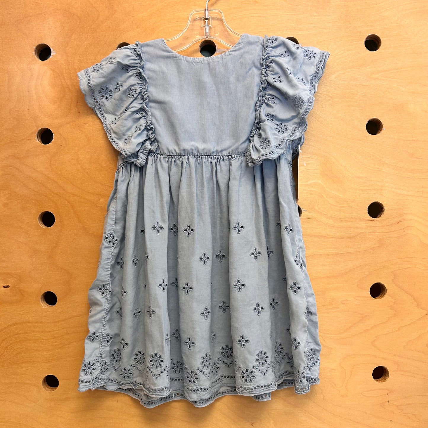 Blue Eyelet Dress