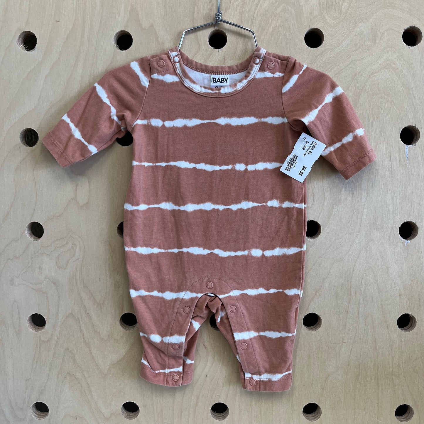 Earthy Striped Romper