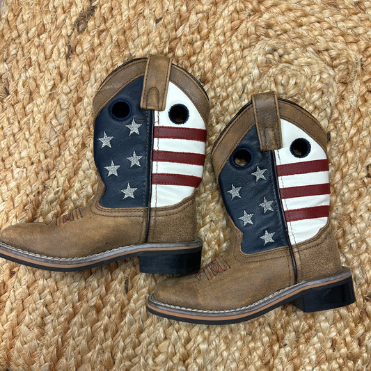 American Flag Western Boots