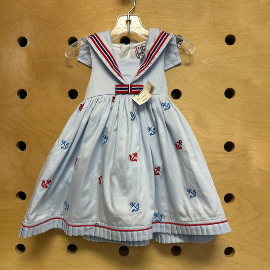 Blue Anchor Patriotic Dress NEW!