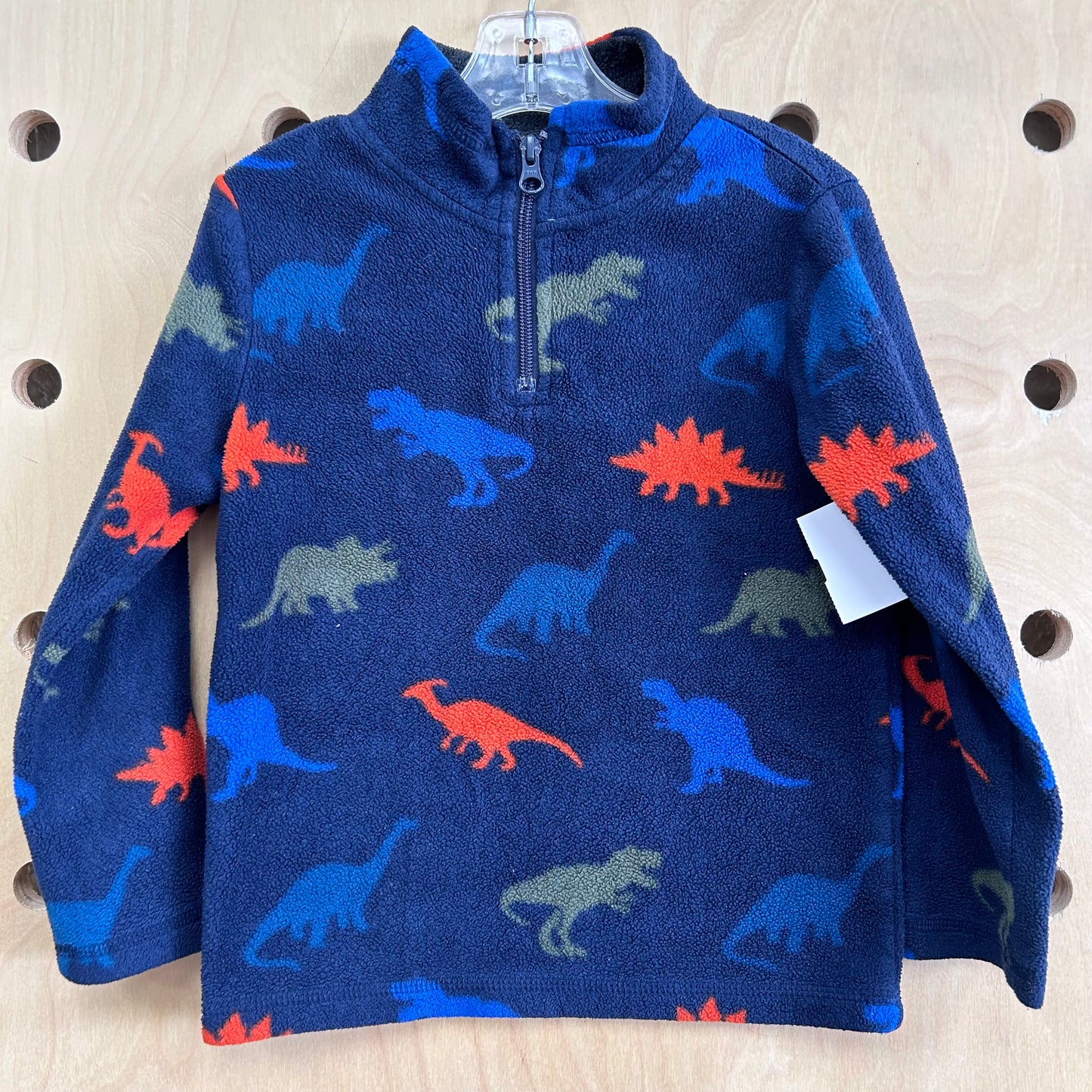 Blue Dino Fleece Pullover