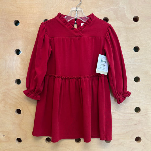 Red Ruffle Dress