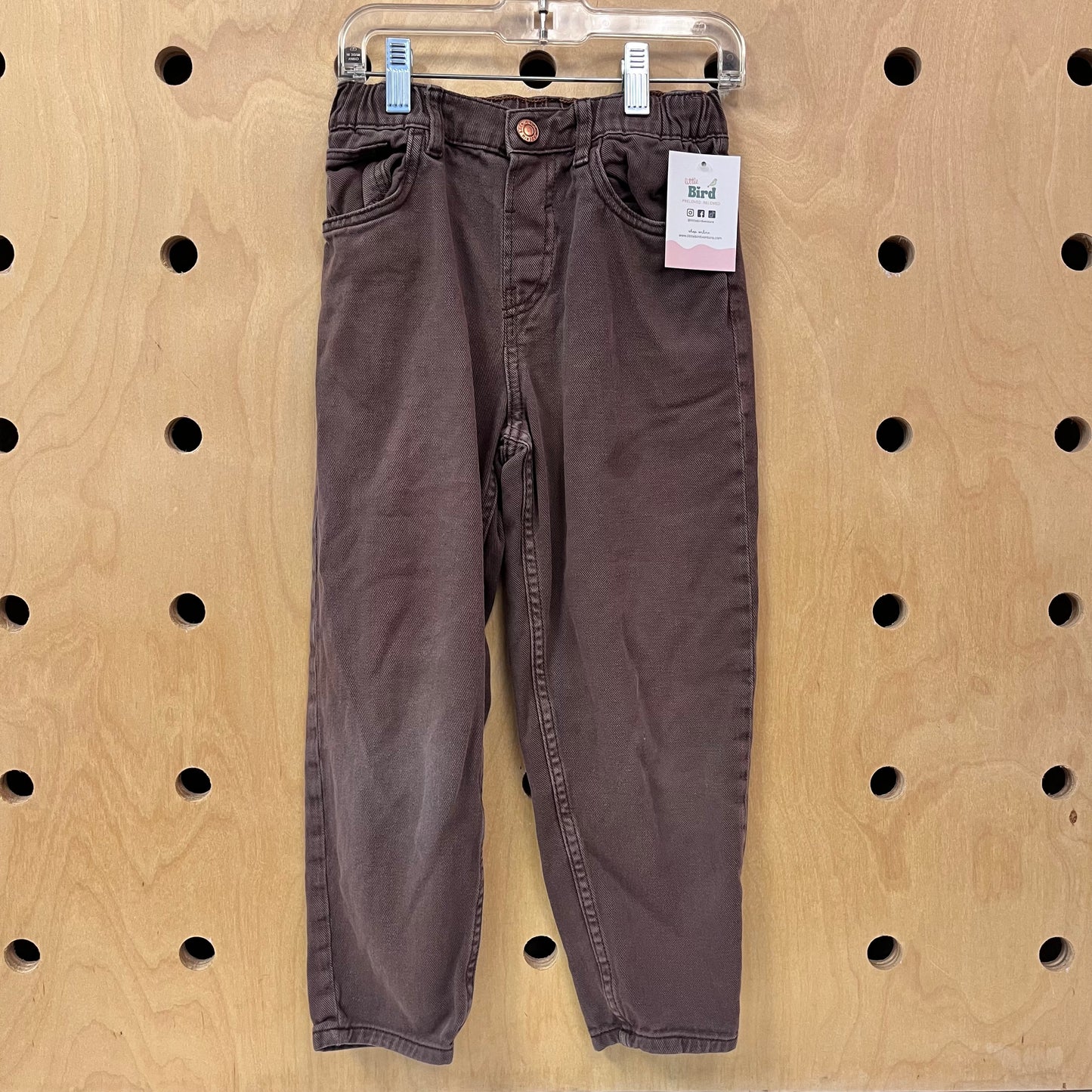 Brown Loose Ample Denim