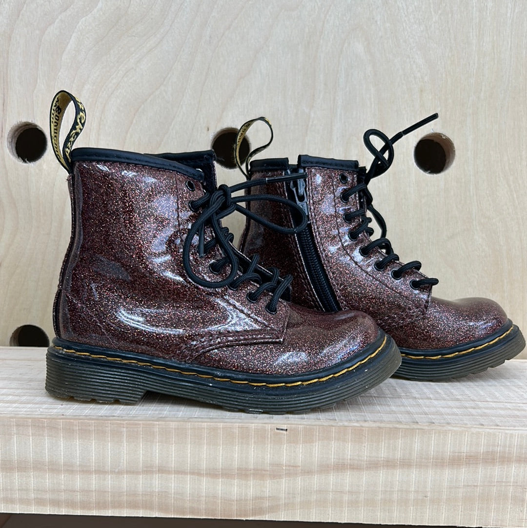 Red Glitter Boots