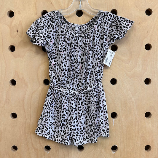 B+W Floral Romper