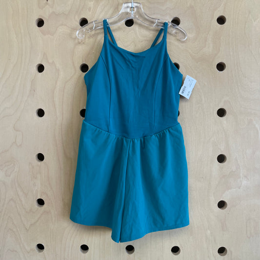 Teal Active Romper