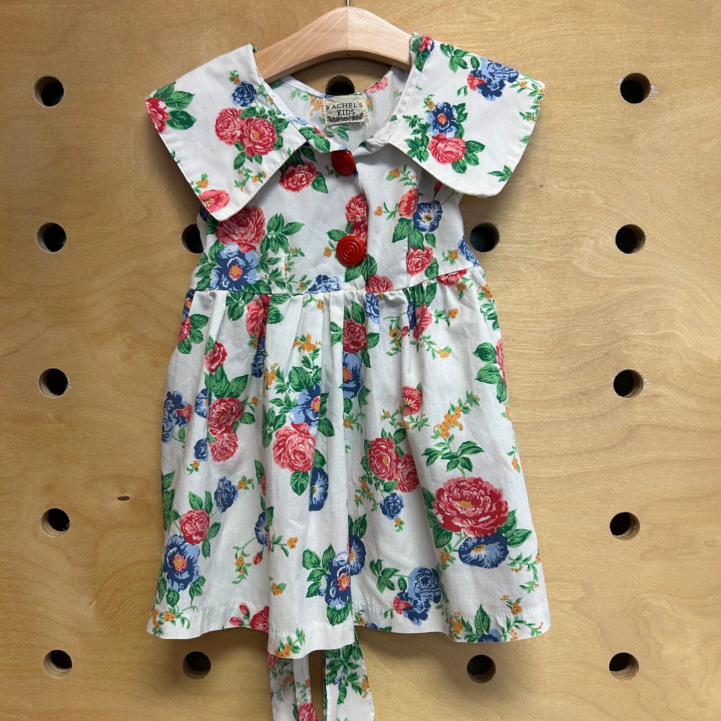 Rachels Kids White Floral Dress