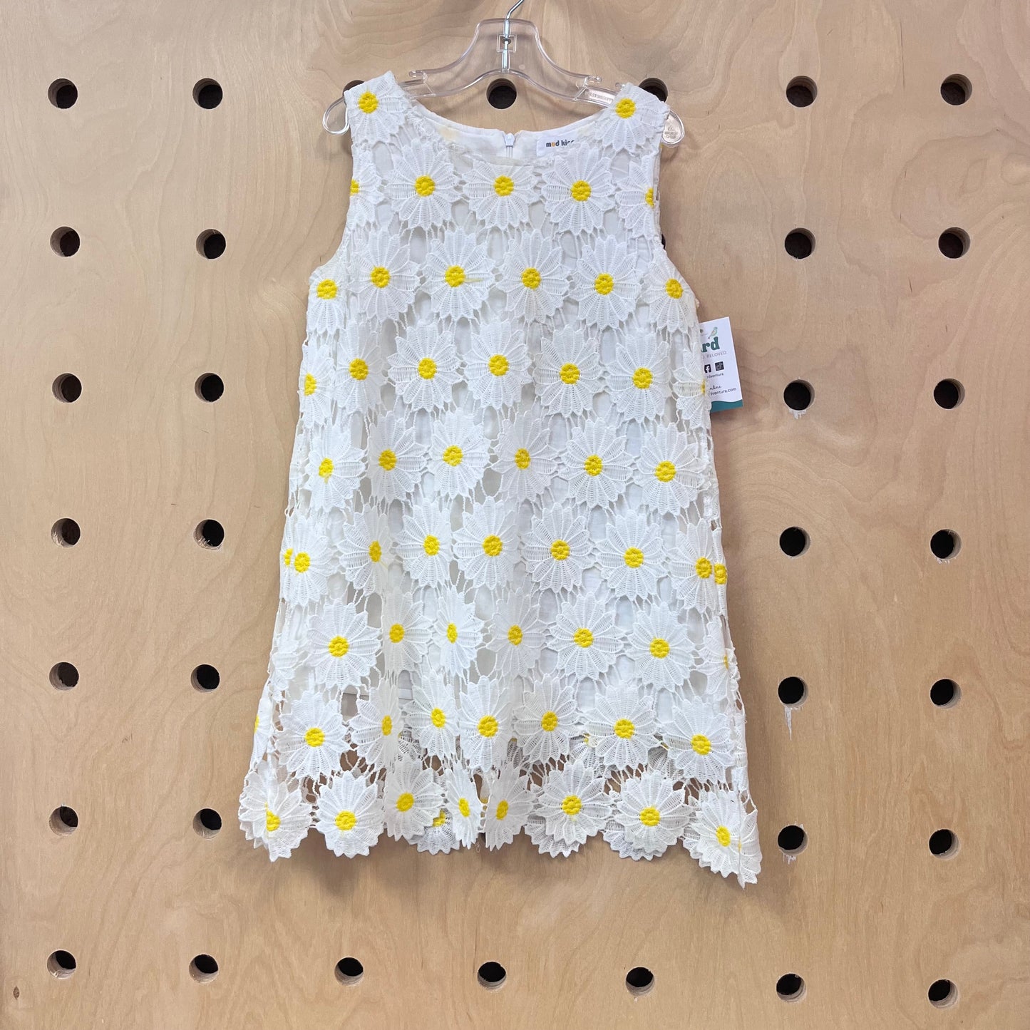 White Daisy Lace Dress