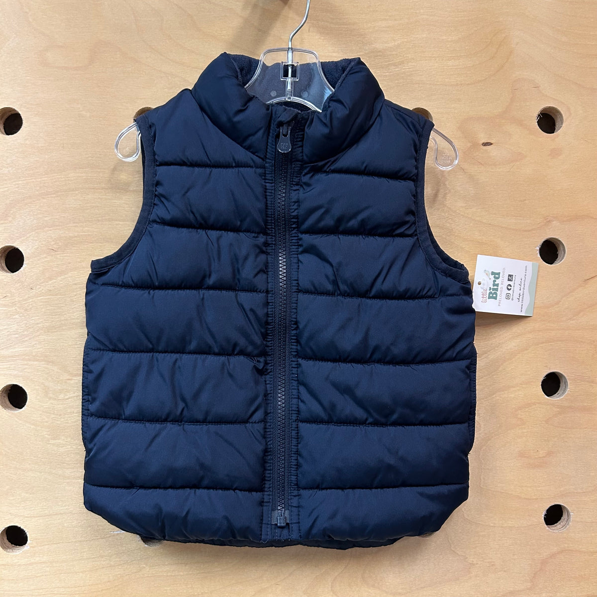 Navy Puffer Cold Control Vest