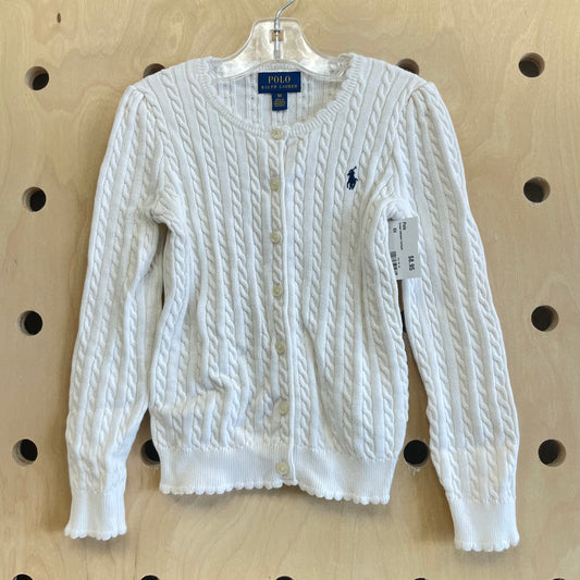Cream Cableknit Cardigan