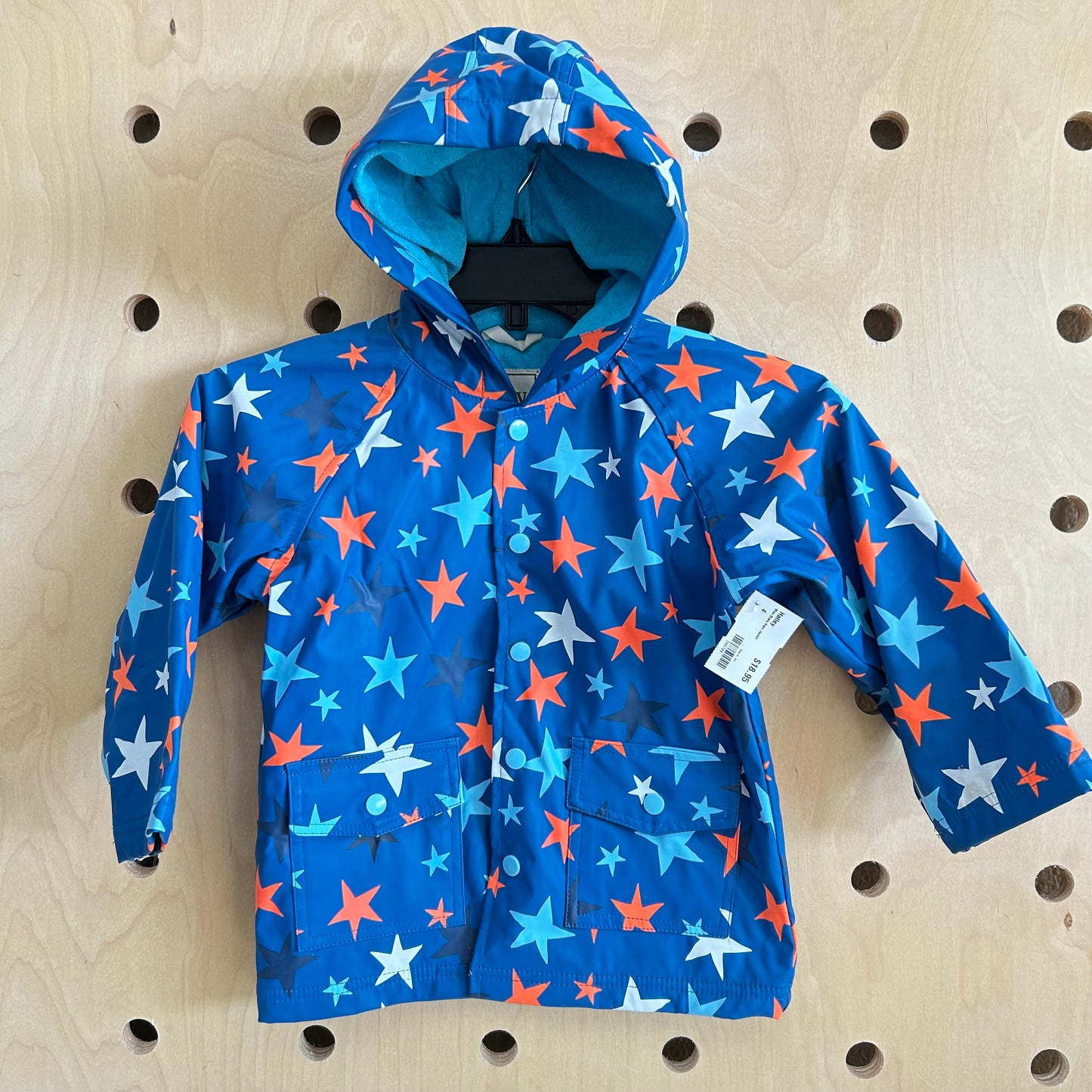 Blue Stars Rain Jacket