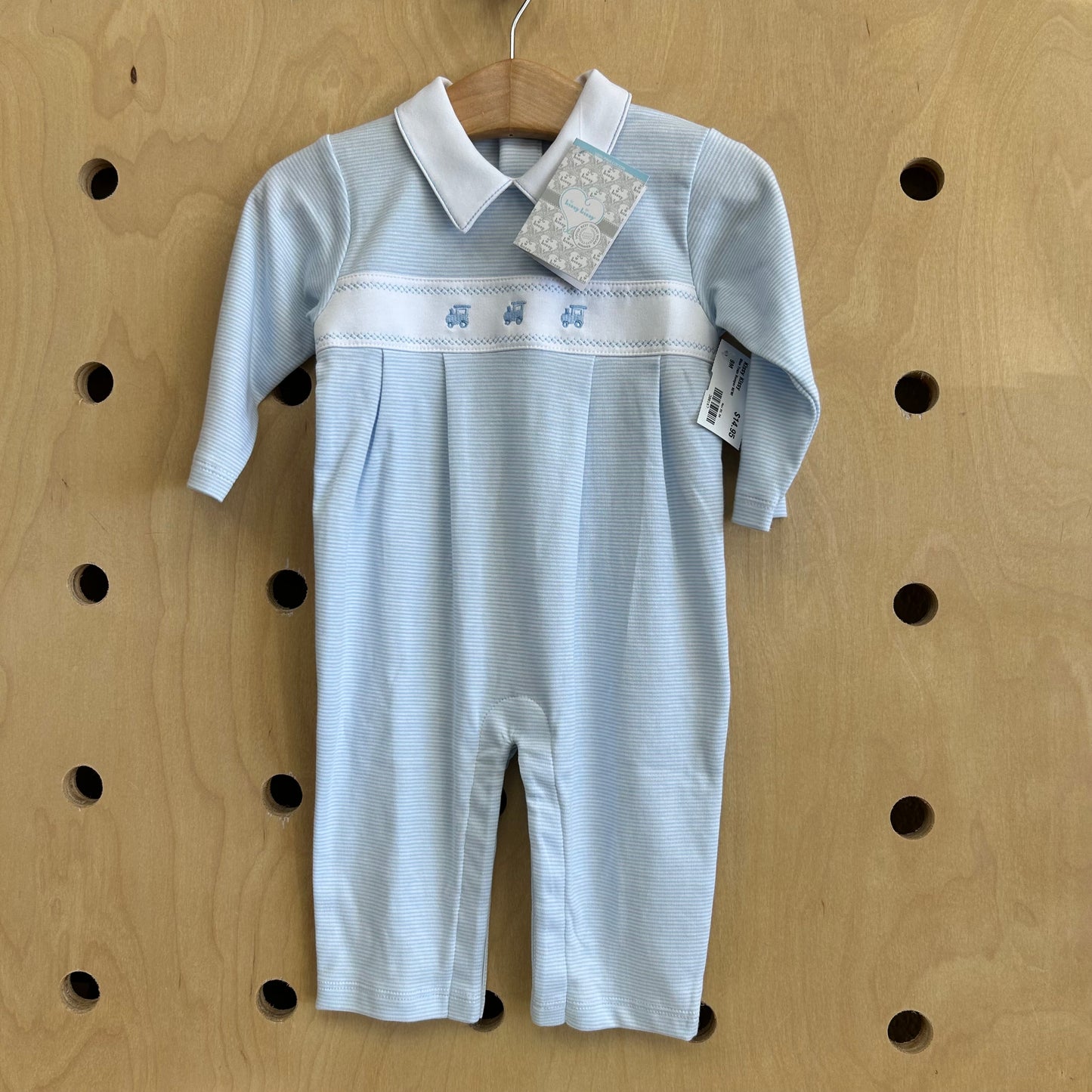 Blue Train Romper NEW!