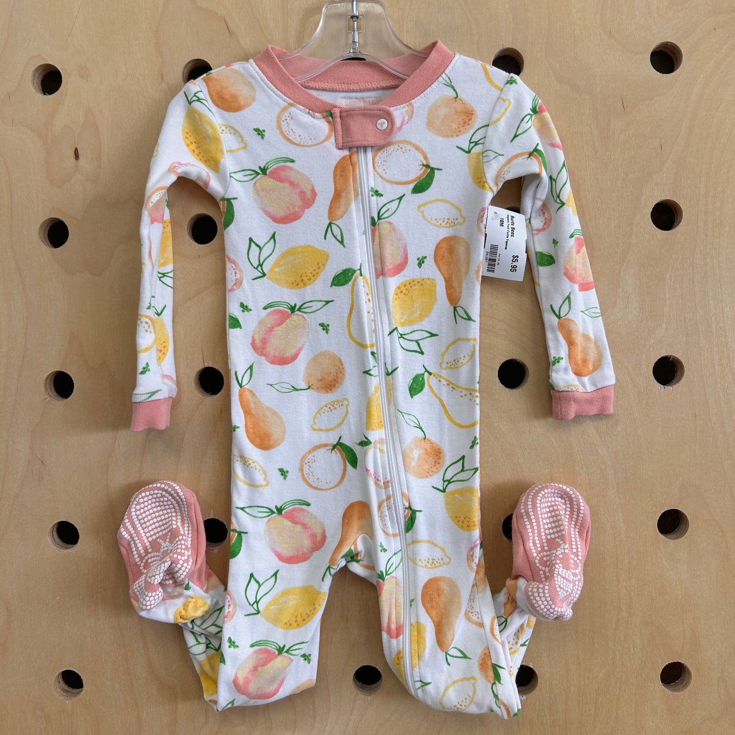 Organic Fruit Footie Pajamas