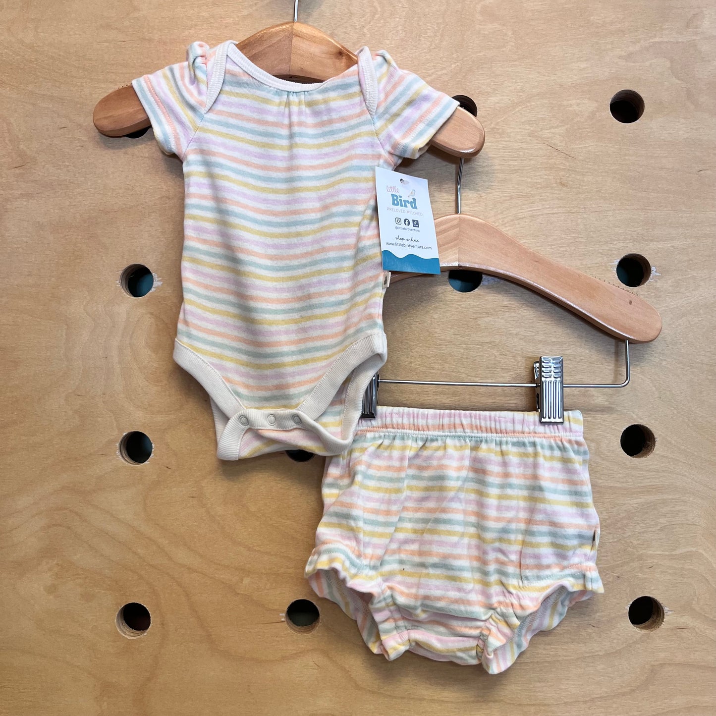 Pastel Striped Outfit