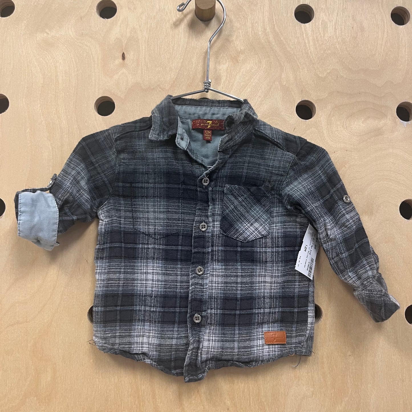 Grey Flannel w/ Rolled Sleeves