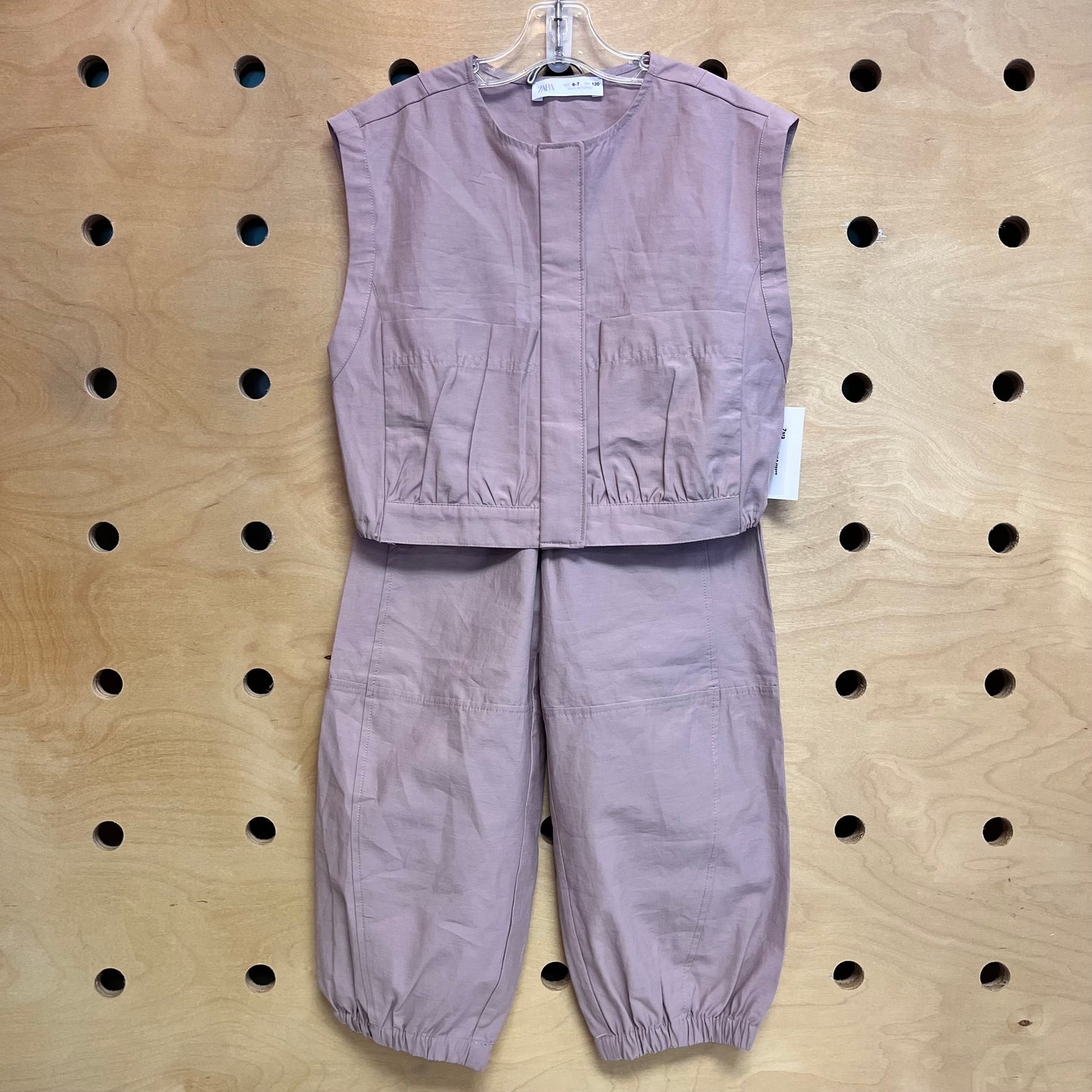 Lavender Snap Vest & Joggers