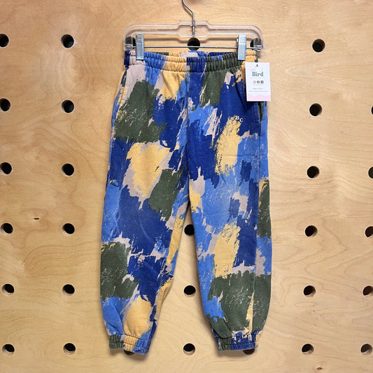 Blue/Yellow Splatter Joggers