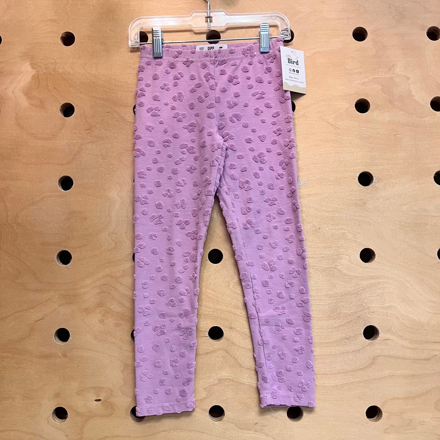 Lavender Textured Leggings