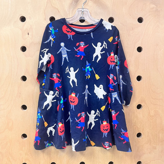 Blue Halloween Friends Dress