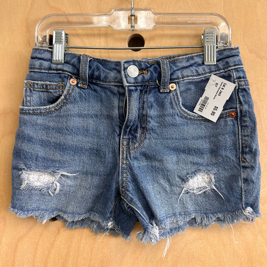 Denim Distressed Shorts