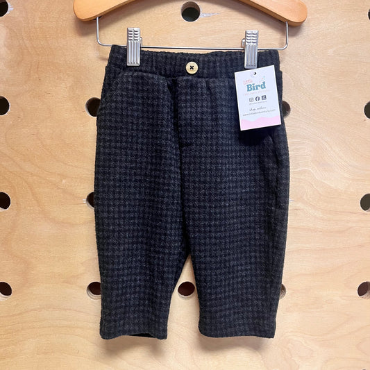 Black/Grey Plaid Soft Pants