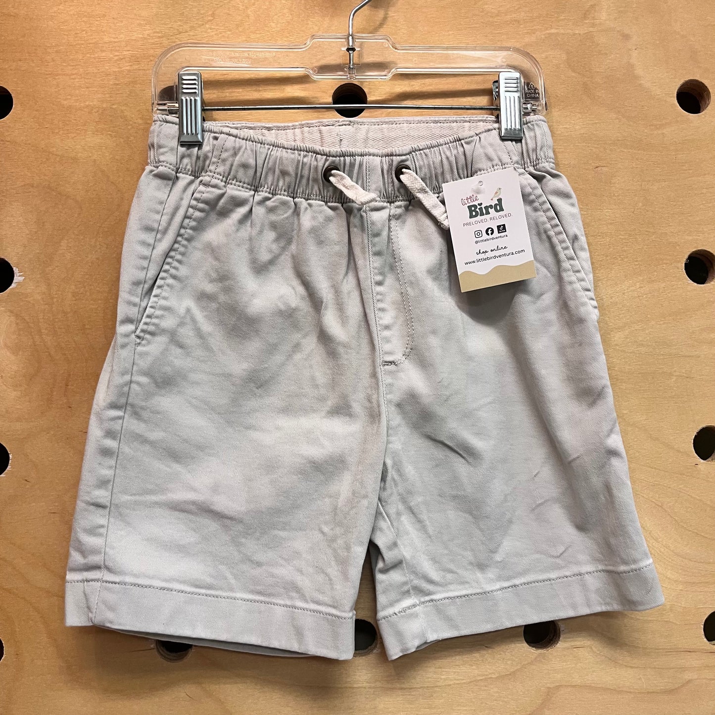 Eggshell Drawstring Shorts