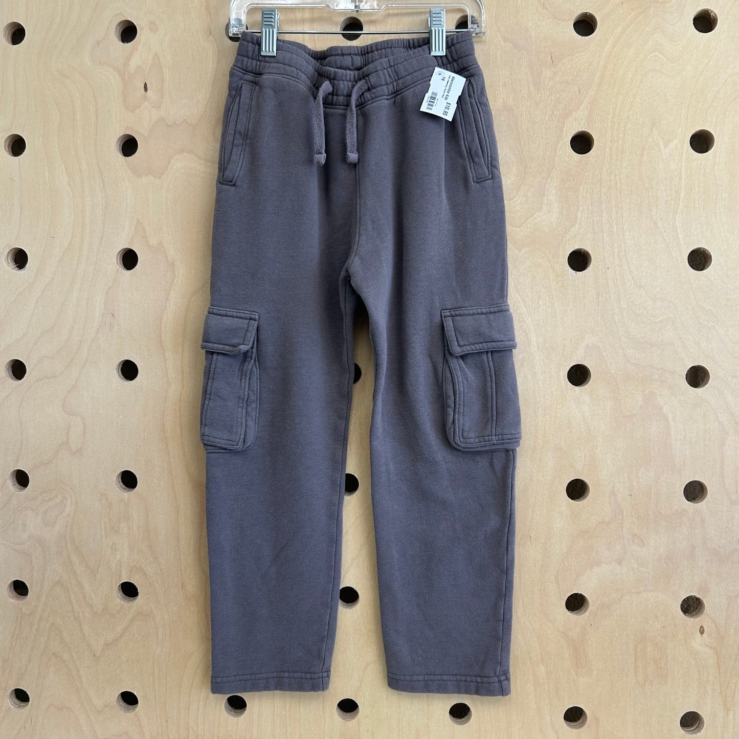 Grey Drawstring Fleece Pants
