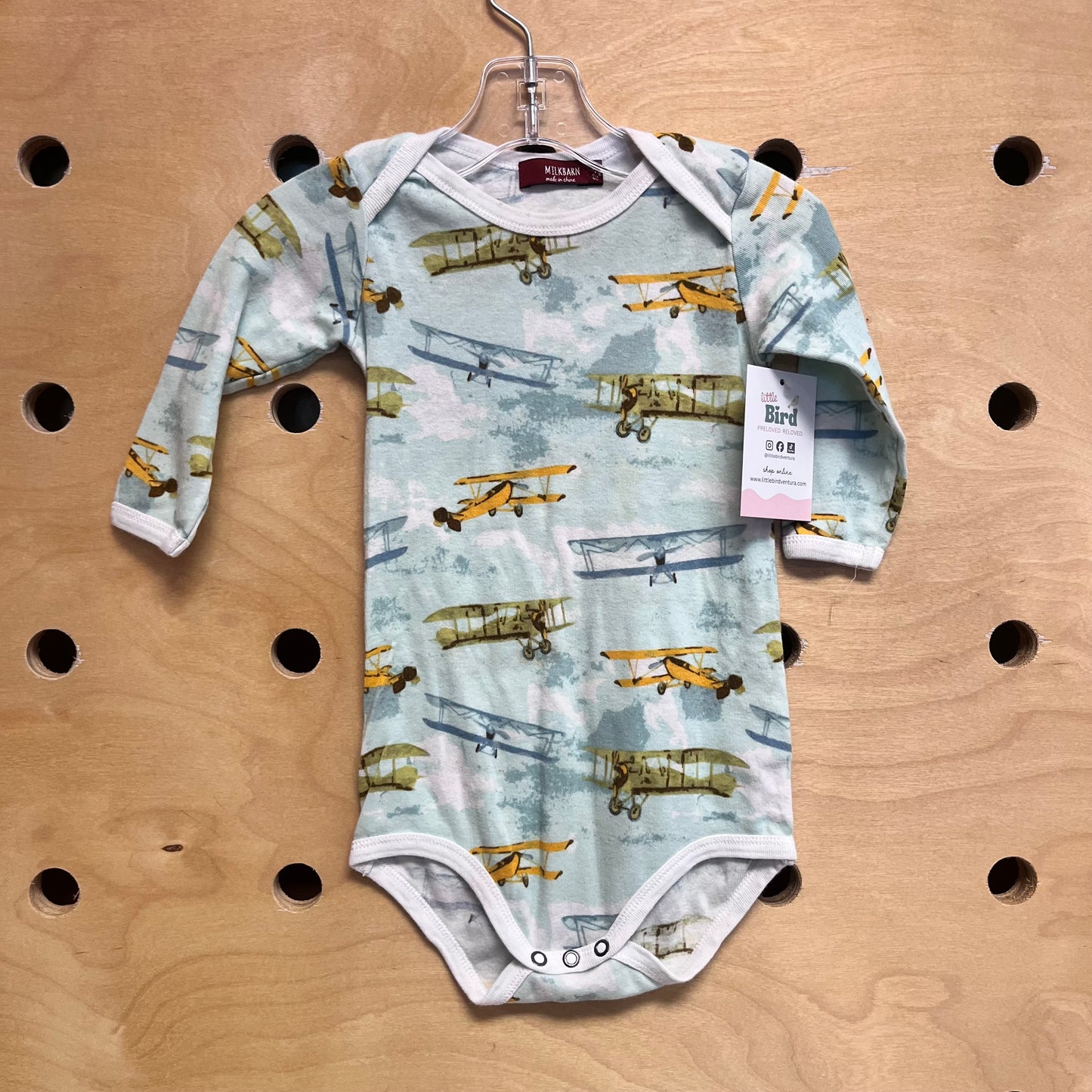 Blue Airplanes Bodysuit
