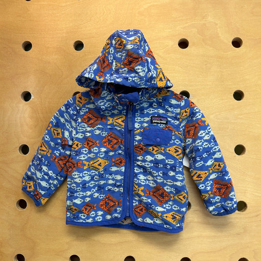 Baby Baggies Jacket Blue Fish