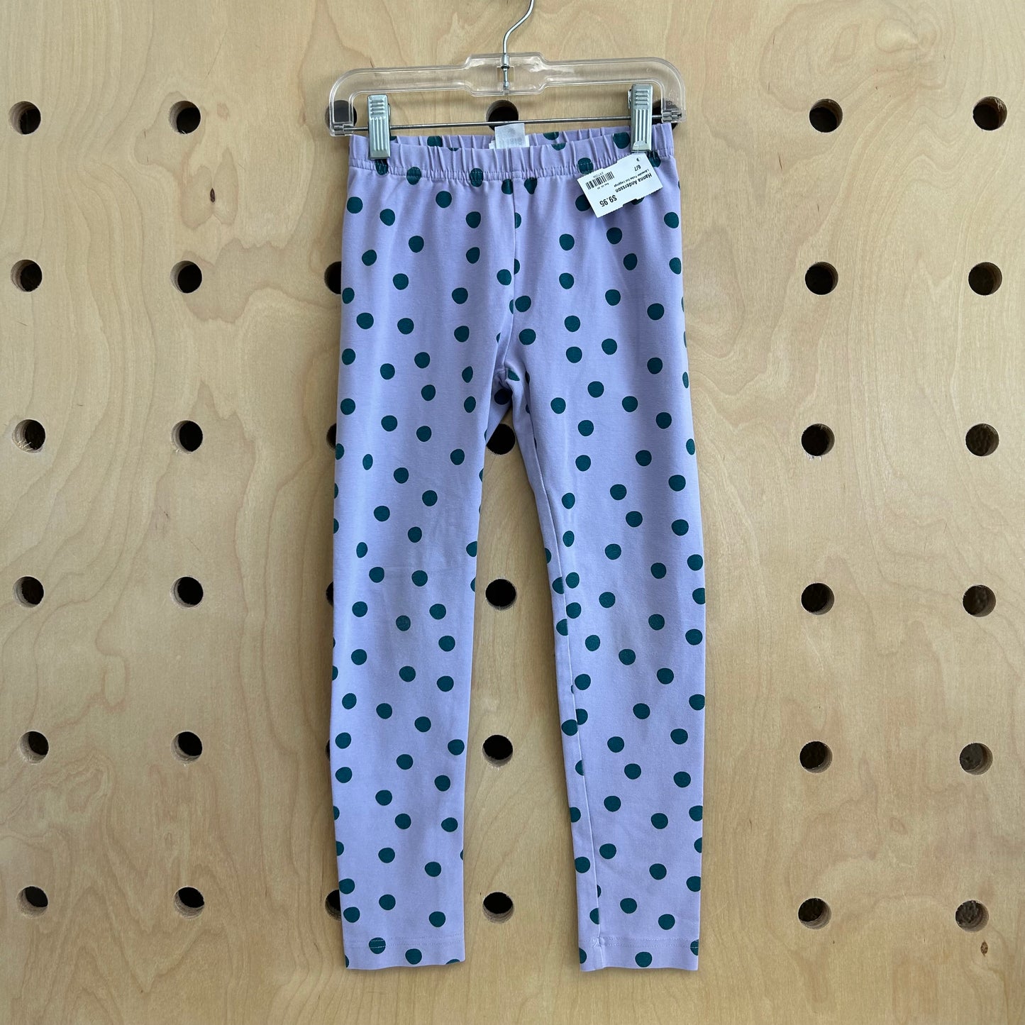 LAvender Polka Dot Leggings