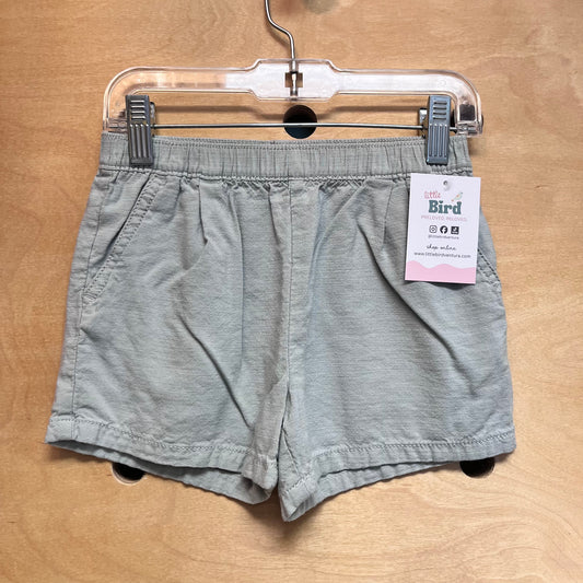 Green Pull On Bamboo Blend Shorts