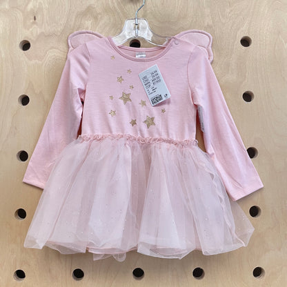 Pink Butterfly Tulle Dress NEW!