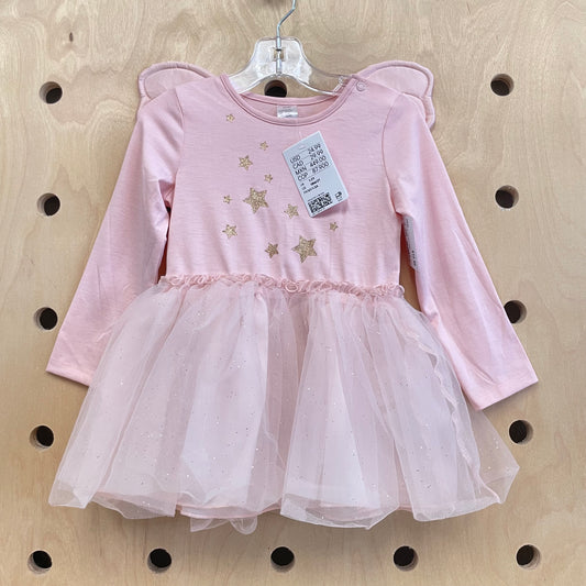 Pink Butterfly Tulle Dress NEW!