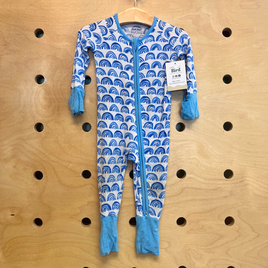 Blue Bamboo Rainbow Zippy