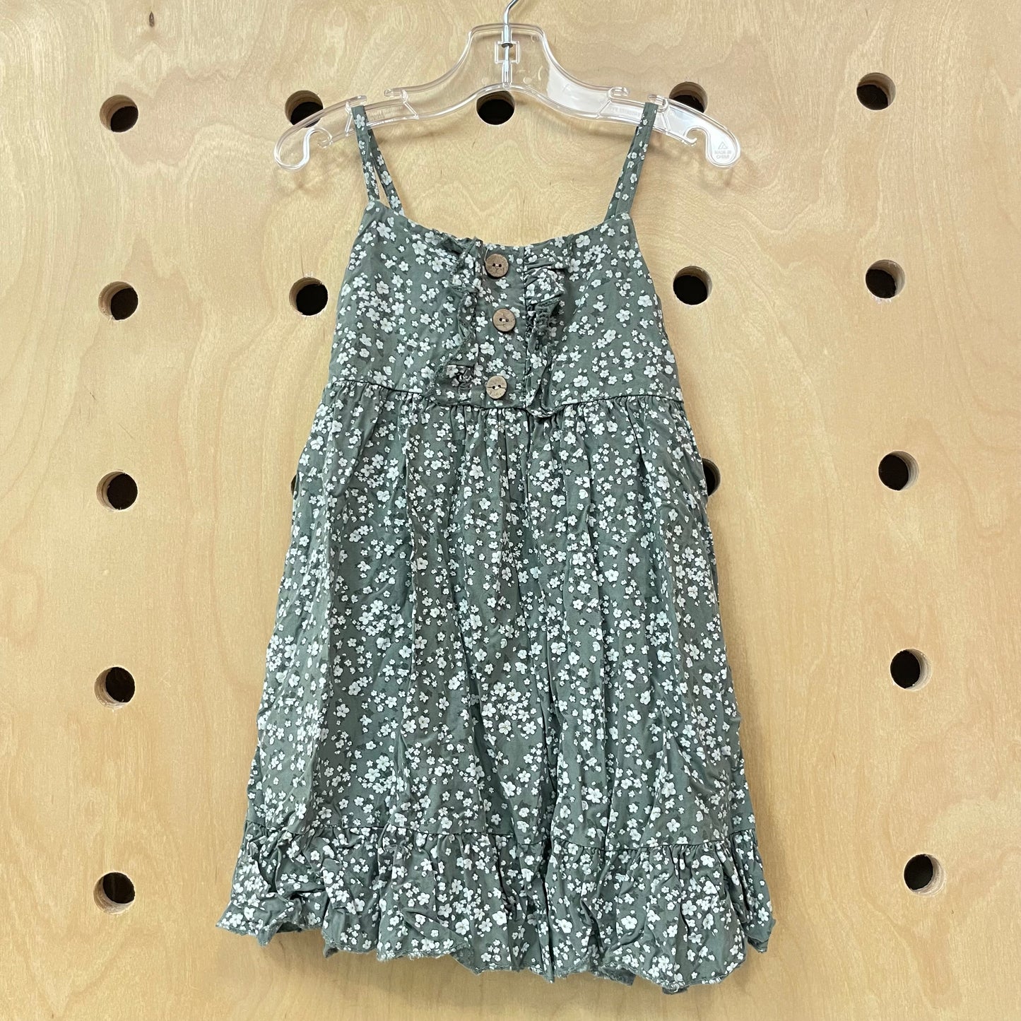 Green Floral Dress