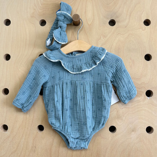 Blue Acorn Gauze Romper