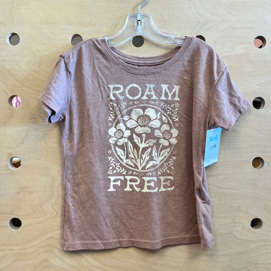 Brown Roam Free Tee