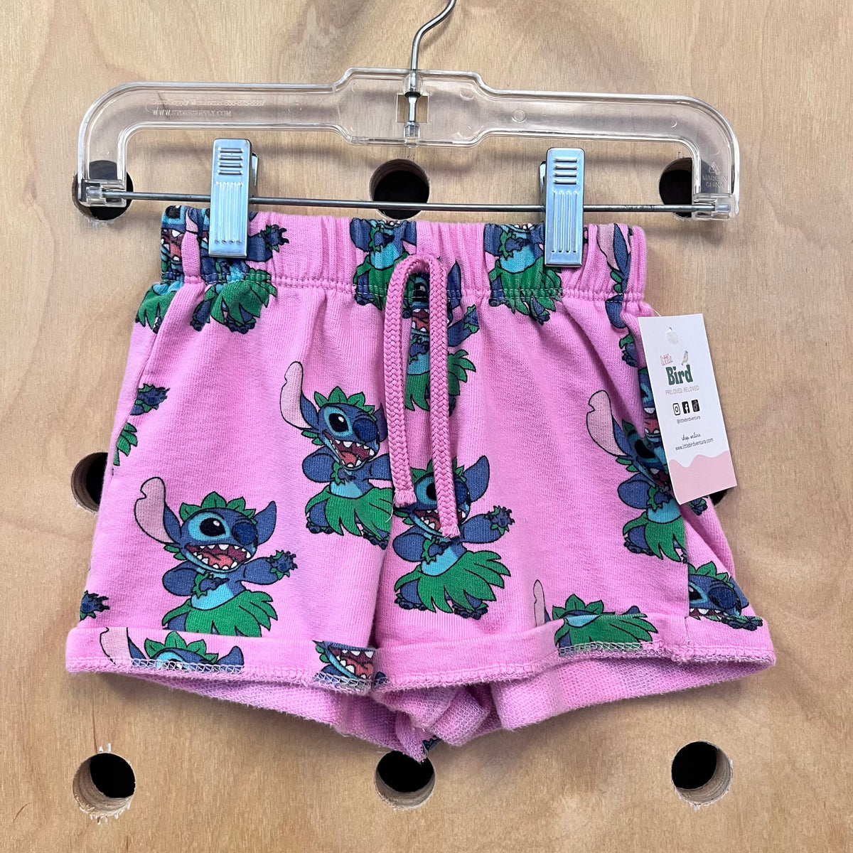 Pink Stitch Shorts