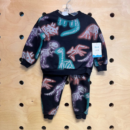 Black/Neon Dino Fossils Outfit