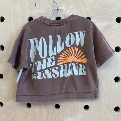 Follow the Sunshine Brown Pullover