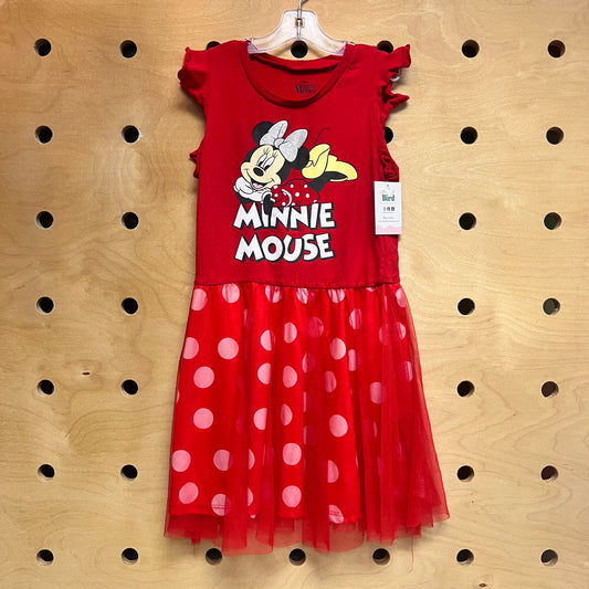 Red Minnie Mouse Tulle Dress