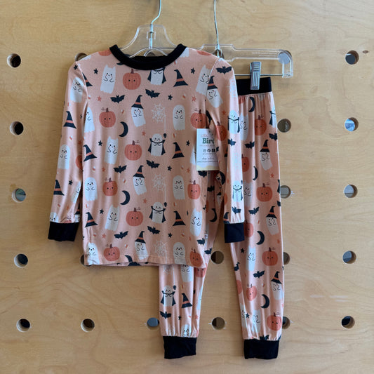 Ghosts Bats & Pumpkins Bamboo Pajamas