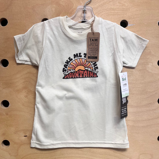 Cream Cotton 'Take Me To' Tee NEW!