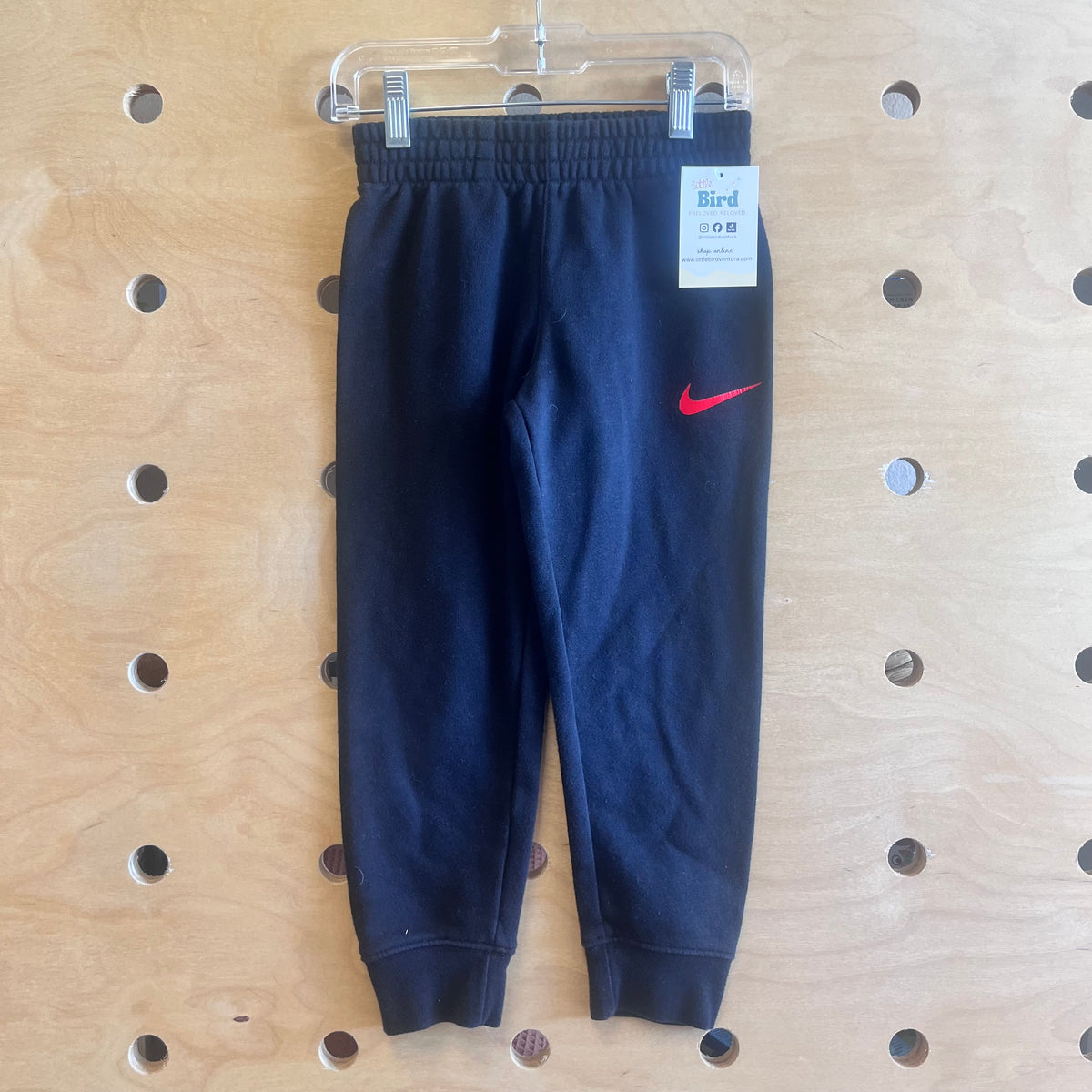 Black/Red Logo Joggers